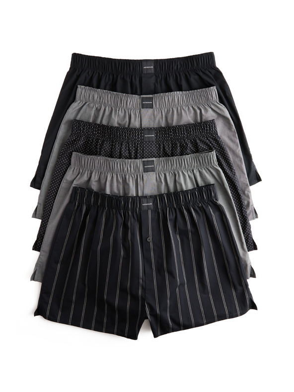 Marks & Spencer Tkane Supima® bokserice s visokim udjelom pamuka, 5 kom. u pakiranju Marks & Spencer crna