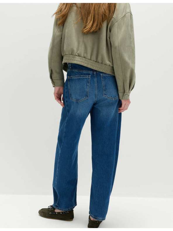 Marks & Spencer Ravne traperice sa srednjim strukom Marks & Spencer mornarsko plava