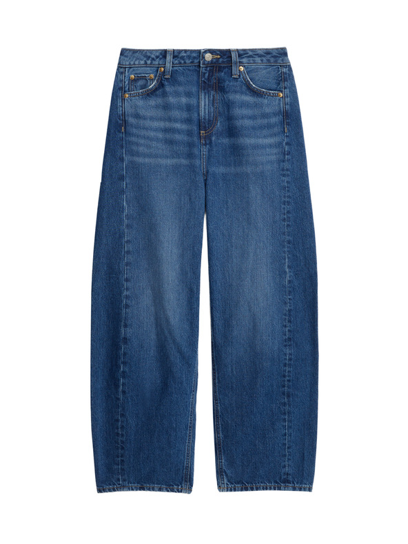 Marks & Spencer Ravne traperice sa srednjim strukom Marks & Spencer mornarsko plava