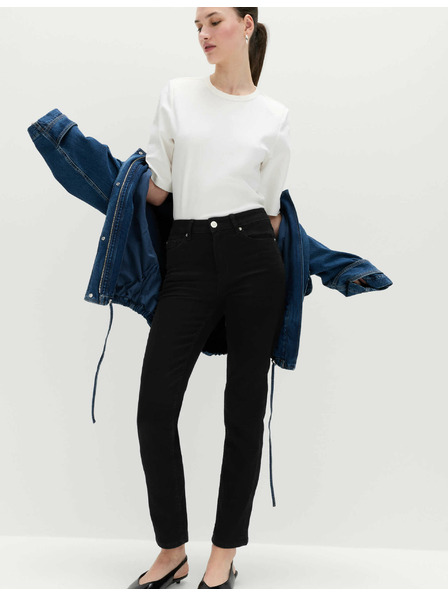 Marks & Spencer Marks & Spencer crne rastezljive ravne traperice Sienna