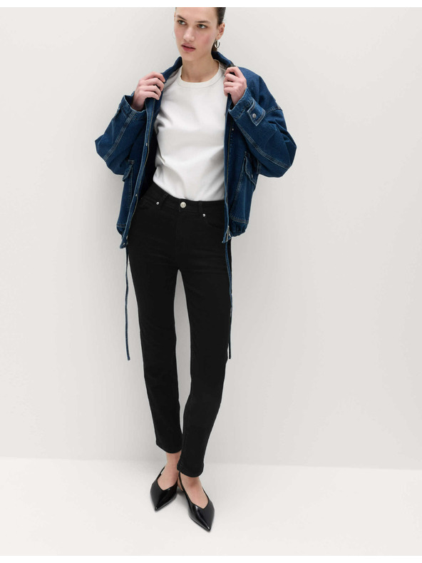 Marks & Spencer Marks & Spencer crne rastezljive ravne traperice Sienna