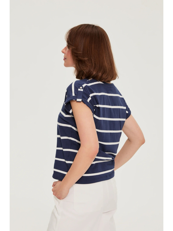 Moodo Bluza sa prugama tamno plava Moodo