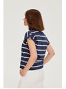Moodo Bluza sa prugama tamno plava Moodo