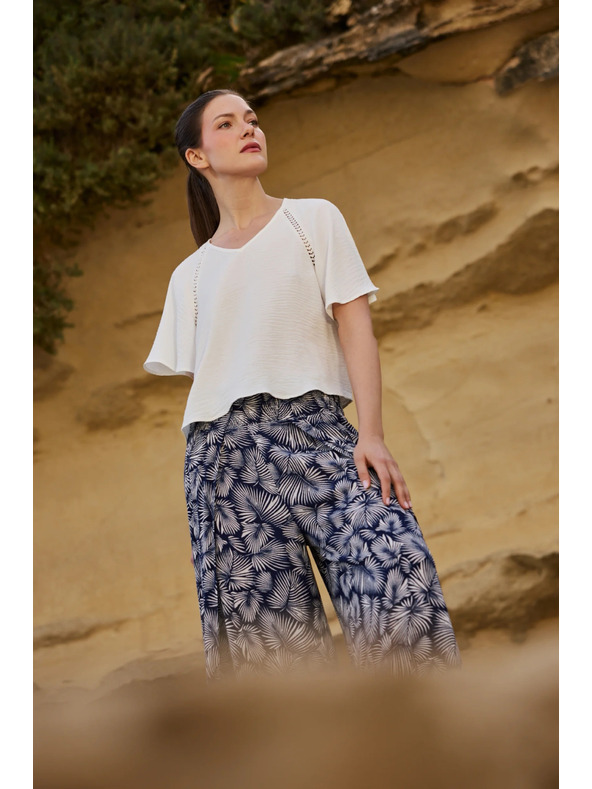 Moodo Košulja sa širokim rukavima bijela Moodo