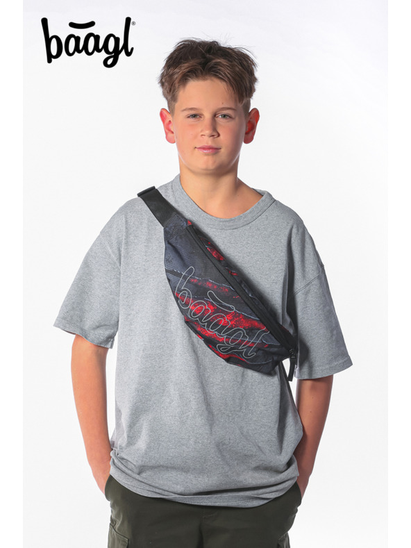 BAAGL  BAAGL SET 5 Core Lava: ruksak, pernica, vrećica, ledvinka, futrola za notebook