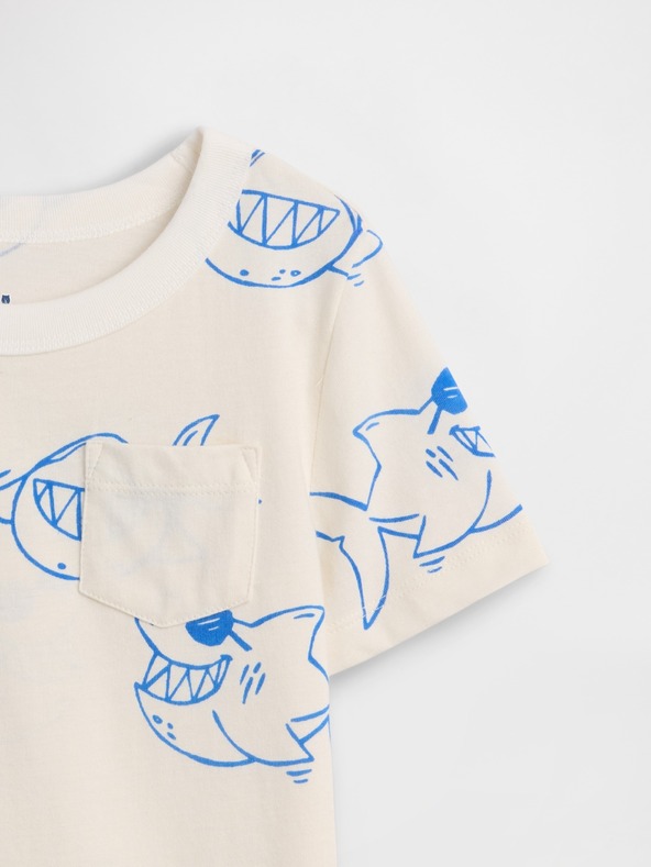 GAP Baby majica s džepom Mix & Match GAP