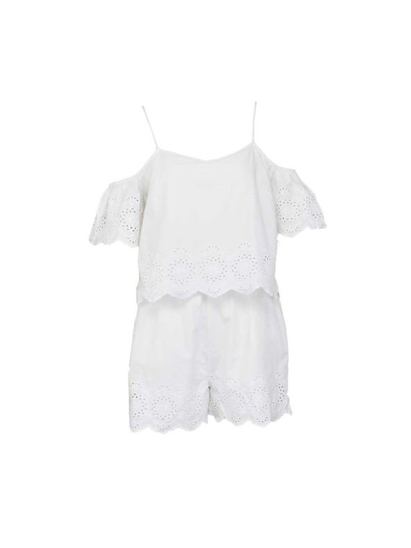 CAMAIEU Bijeli kombinezon CAMAIEU