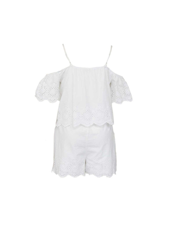 CAMAIEU Bijeli kombinezon CAMAIEU