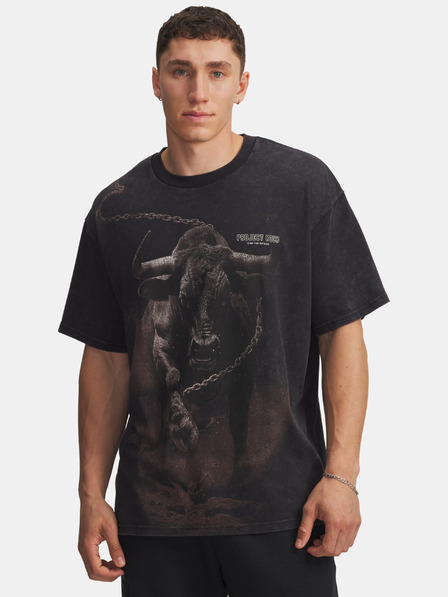 Under Armour Muška majica Under Armour Pjt Rck Washed HWT-BLK