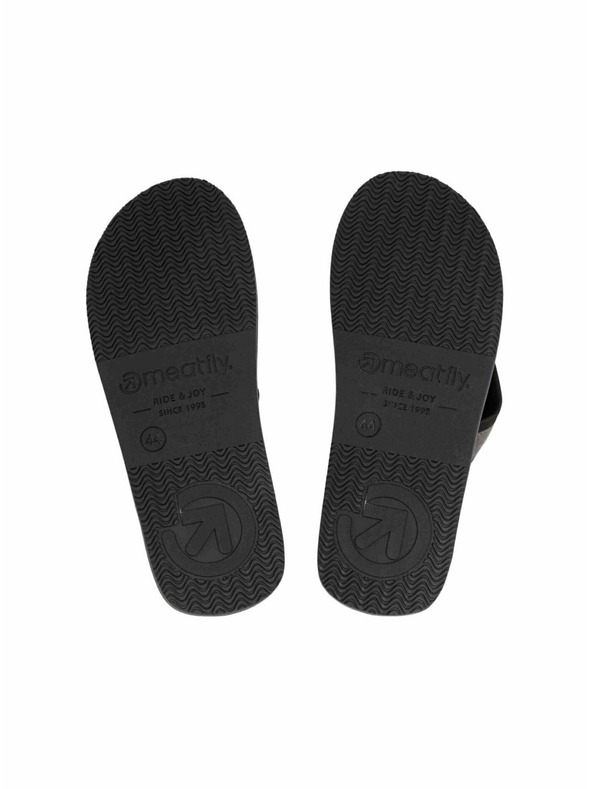 Meatfly Meatfly muške papuče Anders Black/Grey