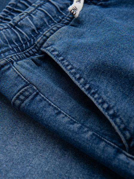 Ombre Clothing Muške džins hlače JOGGERS s pranjem efektom - plave V2 OM-PADJ-0267 Ombre Clothing