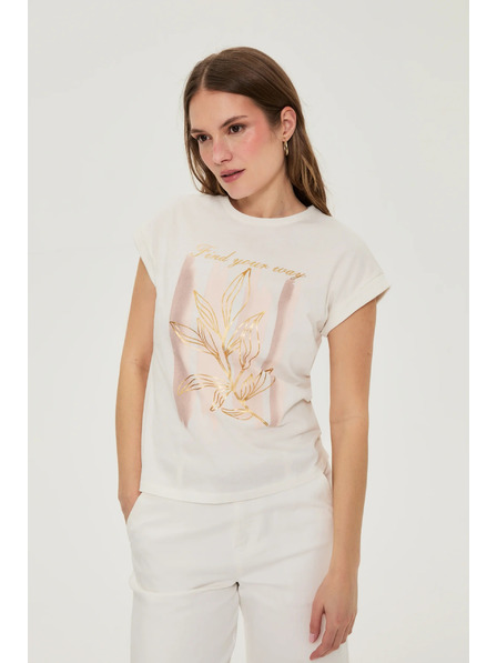 Moodo Bluza sa printom bijela Moodo