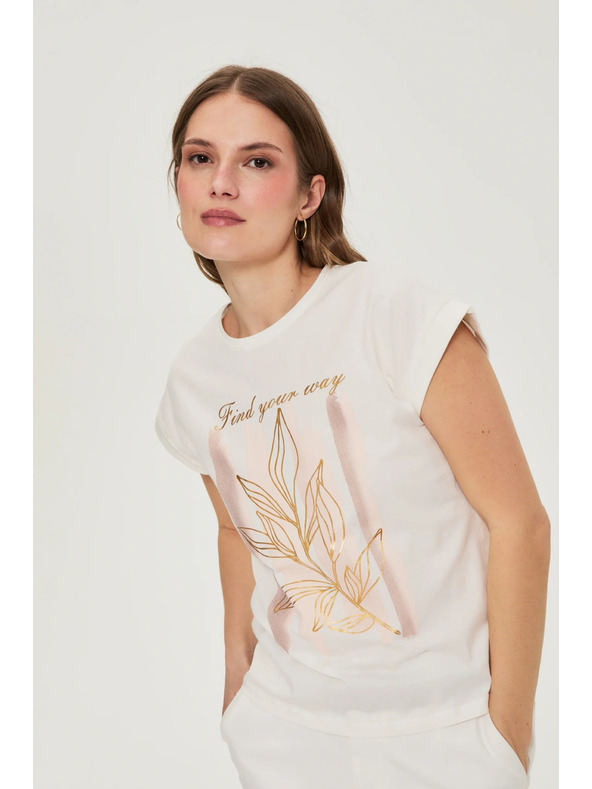 Moodo Bluza sa printom bijela Moodo