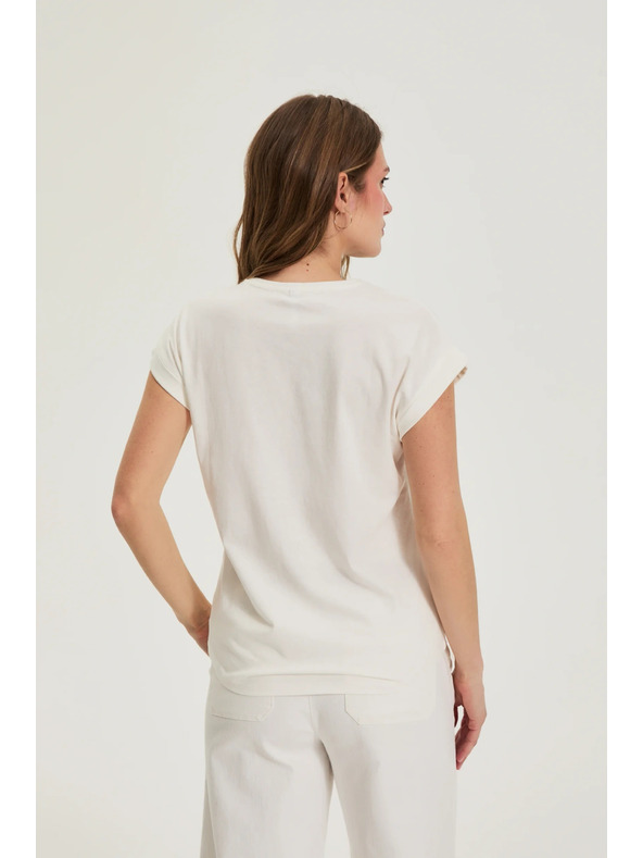 Moodo Bluza sa printom bijela Moodo