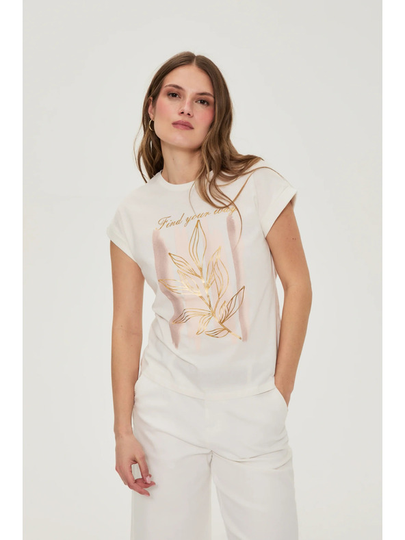 Moodo Bluza sa printom bijela Moodo