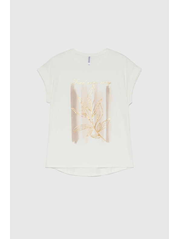 Moodo Bluza sa printom bijela Moodo