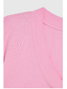 Moodo Pamučna bluza s V izrezom ružičasta Moodo