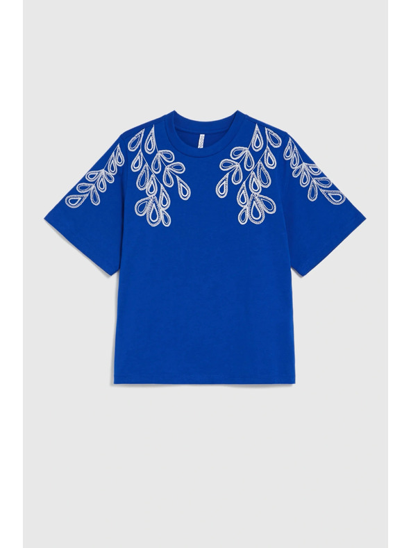 Moodo Pamučna majica plava Moodo