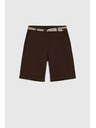 Moodo Pamučne kratke hlače smeđe Moodo