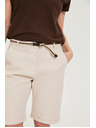 Moodo Pamučne kratke hlače bež Moodo