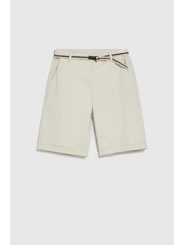 Moodo Pamučne kratke hlače bež Moodo