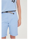 Moodo Pamučne kratke hlače nebesko plave Moodo
