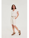 Moodo Pamučne kratke hlače bijele Moodo