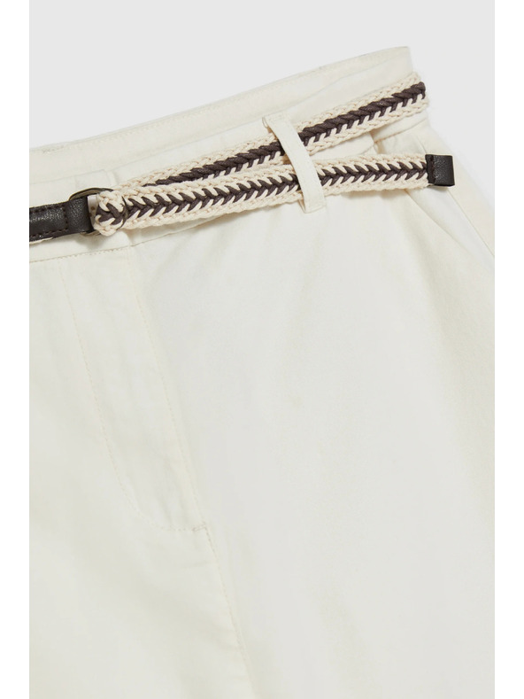 Moodo Pamučne kratke hlače bijele Moodo