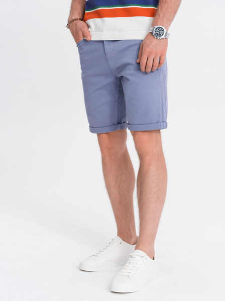 Ombre Clothing Svijetloplave muške casual kratke hlače Ombre Clothing W303