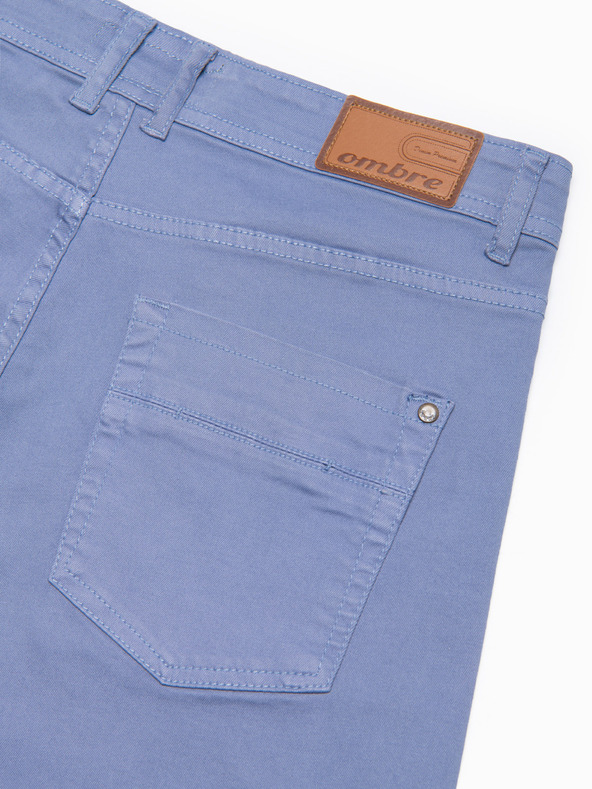 Ombre Clothing Svijetloplave muške casual kratke hlače Ombre Clothing W303