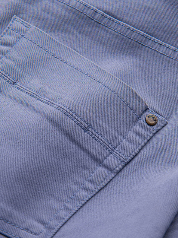 Ombre Clothing Svijetloplave muške casual kratke hlače Ombre Clothing W303