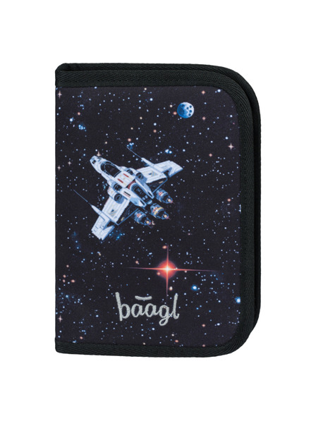 BAAGL  BAAGL SET 5 Zippy Plus Pixel Space: aktovka, pernica, vrećica, pregača, novčanik