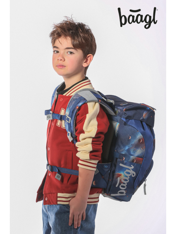 BAAGL  BAAGL SET 5 Airy Svemir: ruksak, pernica, vrećica, pregača, novčanik