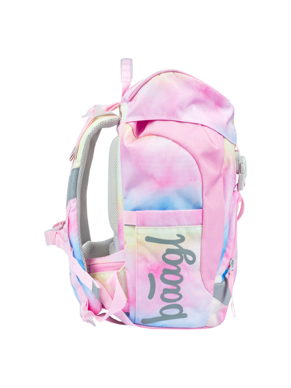 BAAGL  BAAGL SET 5 Airy Rainbow Unicorn: ruksak, pernica, vrećica, pregača, novčanik