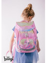 BAAGL  BAAGL SET 5 Airy Rainbow Unicorn: ruksak, pernica, vrećica, pregača, novčanik