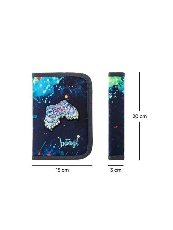 BAAGL  BAAGL SET 3 Airy Chill: ruksak, pernica, vrećica