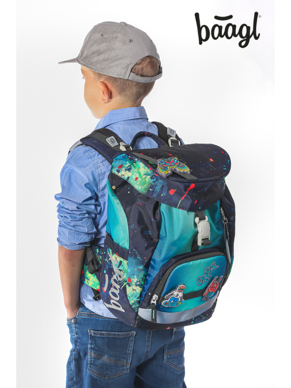 BAAGL  BAAGL SET 5 Airy Chill: ruksak, pernica, vrećica, pregača, novčanik