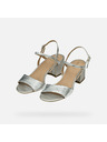 Geox Srebrnaste zenske sandale Geox New Eraklia 50