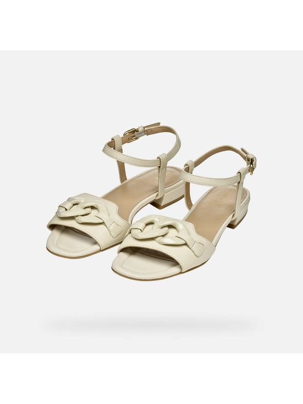 Geox Krem ženske sandale Geox New Eraklia 15