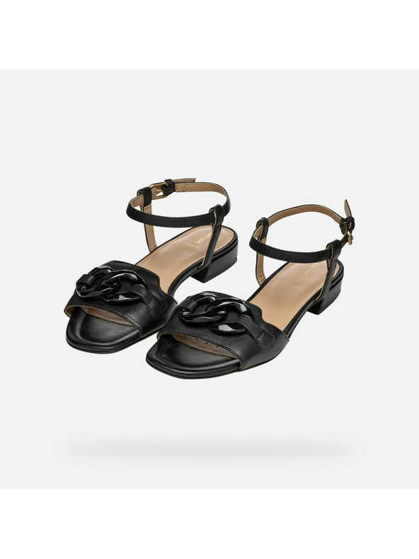 Geox Crne ženske sandale Geox New Eraklia 15