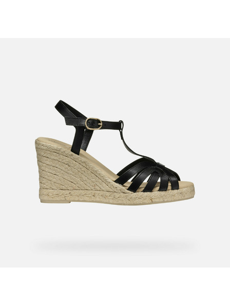 Geox Crne zenske sandale Geox Gelsa