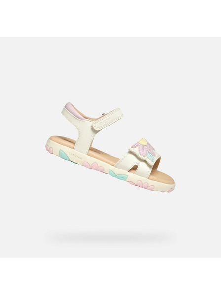 Geox Bijele djevocje sandale Geox Sandal Haiti