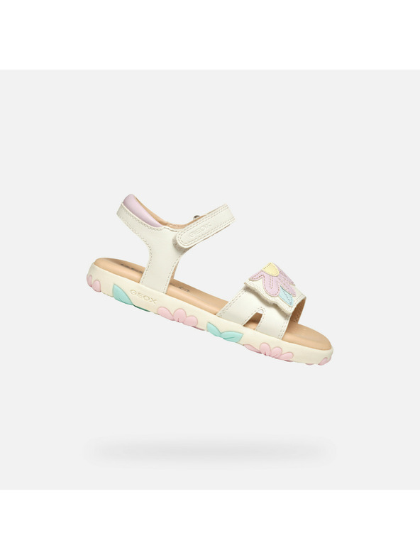 Geox Bijele djevocje sandale Geox Sandal Haiti