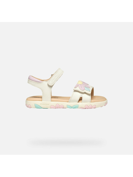 Geox Bijele djevocje sandale Geox Sandal Haiti