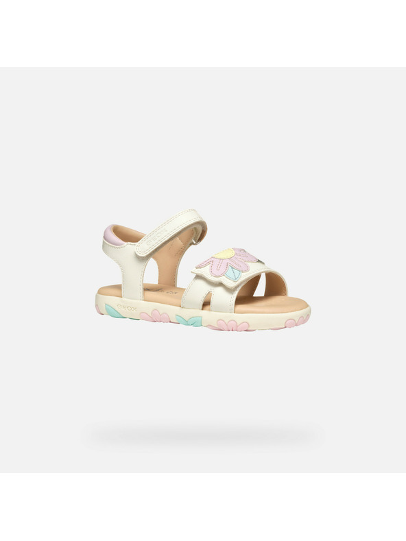 Geox Bijele djevocje sandale Geox Sandal Haiti