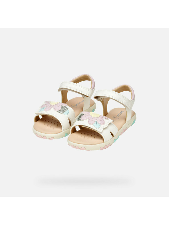 Geox Bijele djevocje sandale Geox Sandal Haiti