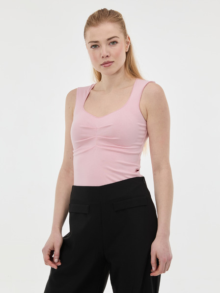 Orsay Svijetloružičasti ženski top s volanima ORSAY