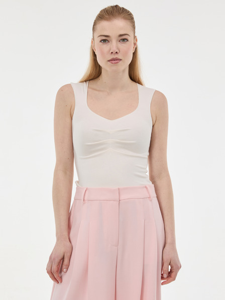 Orsay Kremasti ženski top s volanima ORSAY