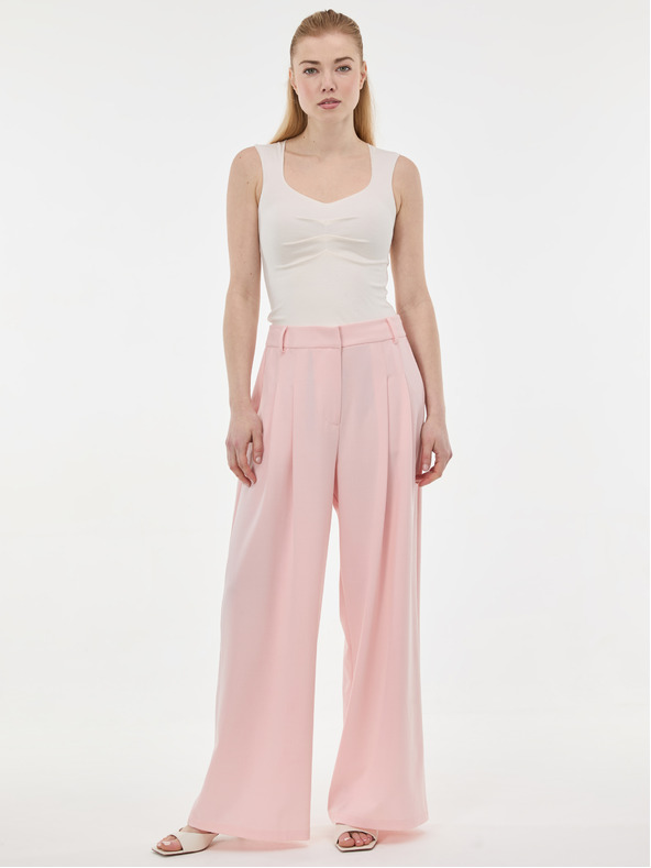 Orsay Kremasti ženski top s volanima ORSAY