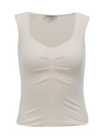 Orsay Kremasti ženski top s volanima ORSAY